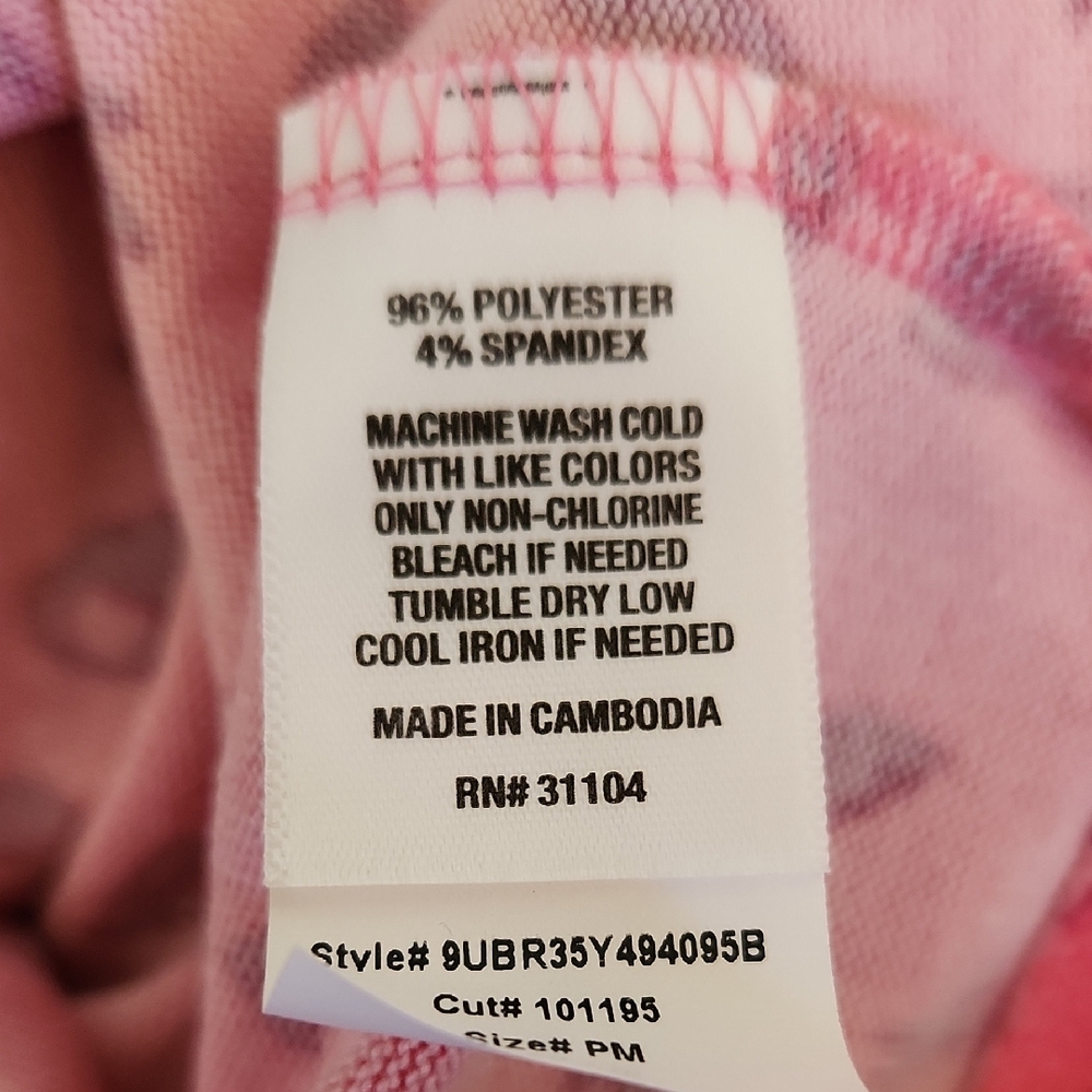 Kim Rogers Pink Blouse with Red Accents - Picture 7 of 7